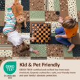 thumbnail image 4 of Design&I 6'x9' Ultra Soft Area Rug, Modern Patchwork Grid Layout Interlocking Panel Contemporary None Fluffy Washable Non Shedding for Guest Room Bedroom Living Room, 4 of 7