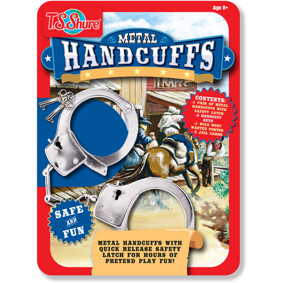 T.S. Shure Handcuffs Tin Playset