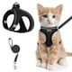 thumbnail image 1 of SALFSE Arnés y correa para gatos para caminar a prueba de escapes, chaleco ajustable para gatitos, arnés reflectante de malla suave para cachorros para comodidad al aire libre, ajuste fácil de control, 1 of 1