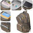 thumbnail image 4 of Bigfoot and Silhouette Brown Pattern Backpack for School, Cute School Bag with Adjustable Shoulder Straps and Padded Back, 16.9"x12.6"x5.9", 4 of 5