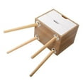 thumbnail image 6 of Set of 2 Nightstand End Table with 2 Storage Drawers and Solid Wooden Legs, Fashion Modern Side Table for Bedroom Living Room Furniture, 6 of 8