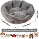 thumbnail image 3 of Cama para Gato Mediano, Cama para Perro Chico o Mediano, Cama para Mascota Lavable en Maquina, Suave Base Antideslizante, Resistente a Suciedad y facil de Lavar (Gris, Small), 3 of 6