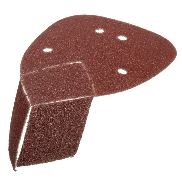 Phenofice 60pcs Grid Sand Papers Pad Hole Grit Sander Sandpaper Grid Sandpaper Red