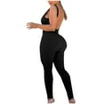 thumbnail image 5 of up to 60% off Gifts Usmixi Jumpsuits for Women Dressy Workout Sexy Slim Fit Knitted Zipper Jumpsuits Overalls Summer V-Neck Sleeveless Solid Long Trendy Rompers Black s, 5 of 7