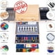 thumbnail image 2 of Set de arte profesional Juego de pintura de 85 piezas de lujo de madera para manualidades, kit de pintura de dibujo con caballete y 2 almohadillas de dibujo, 2 of 9