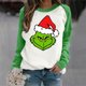 thumbnail image 1 of Sudadera navideña para mujer Sudadera holgada con cuello redondo Ropa deportiva Ygjytge Verde T L para Mujer, 1 of 7