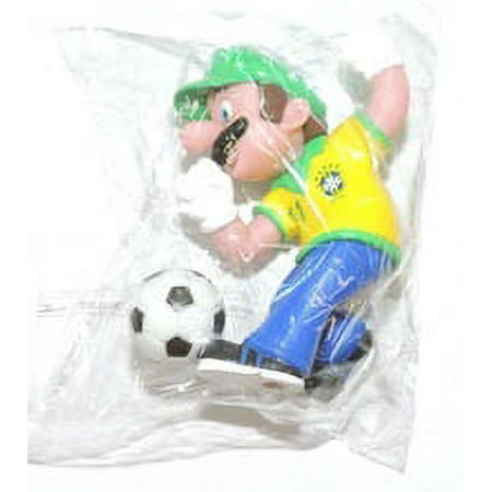 Mario Bros Luigi Mini Brazilian Soccer Figure- Score