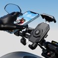 thumbnail image 4 of Soporte para teléfono de motocicleta 1s con bloqueo y operación con una sola mano, soporte para teléfono de manillar de bicicleta, motocicleta, ATV, scooter, 4 of 5