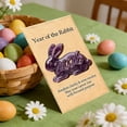 thumbnail image 4 of CaiYueKe Easter Bunny Greeting Card with Envelope, Cute Rabbit Pocket Card Gift for Holiday Celebration, Spring Party Favors, Classroom Exchange, Festive Greetings, 4 of 7
