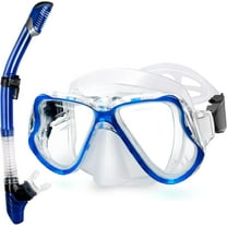 Dry Snorkel Set,Panoramic Wide View,Anti-Fog Scuba Diving Mask,Professional Snorkeling Gear