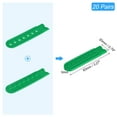thumbnail image 2 of 20 Pairs Snapback Strap Cover, 7 Holes Plastic Adjustable Hat Snap Buckle Replacement (Green), 2 of 6