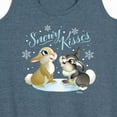 thumbnail image 3 of Disney Bambi - Christmas - Snowy Bunny Kisses - Women's Racerback Tank Top, 3 of 5