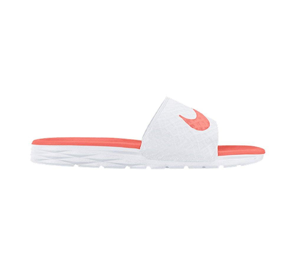 Nike Womens Slide 2 Sandal White/Bright Mango 10 - Walmart.com