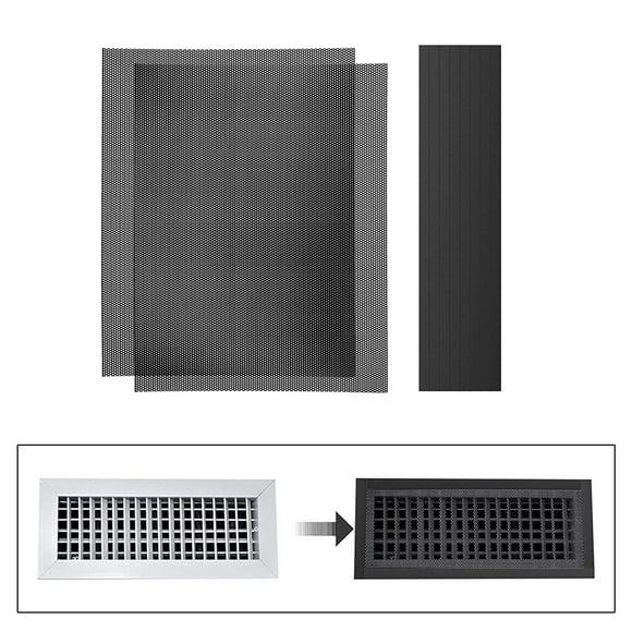 Floor Air Vent Cover PVC Easy Install Floor Vent Mesh for Wall Ceiling Floor Cola Cubierta de ventilación de piso