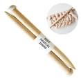 thumbnail image 1 of Knitting Needle Smooth Single Pointed Wood Sweater Needle Knitting Tool for DIY, 1 of 6