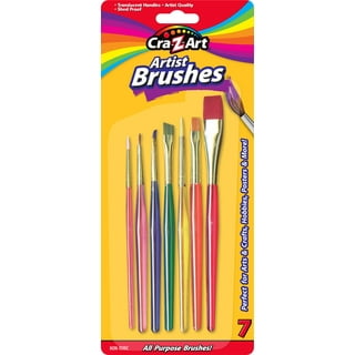 CHIP PAINT BRUSHES Disposable Wide Brush Light Brown 96 Pack 1