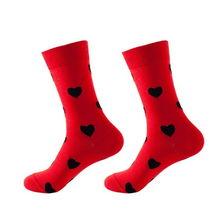 

Huaai socks for women Women Autumn And Winter Flower Printed Medium Stockings Socks cute socks AL