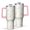 Pink-1, variant on Floral 40oz Tumbler– Stainless Steel Insulated Tumbler with Handle and Straw, Large Capacity Travel Cup for Hot & Cold Drinks,Thanksgiving,Christmas, Spring,Flower