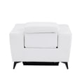 thumbnail image 4 of Titan Furnishings Italian Leather Chair with Power Recliner in White, 4 of 12