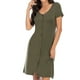 thumbnail image 1 of Pijamas mujer invierno Gibobby Ropa de Dormir de enfermería con Botones de Manga Corta para mujer, 1 of 5