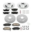 thumbnail image 3 of PowerStop Front and Rear Z23 Evolution Sport Carbon-Fiber Ceramic Brake Pad and Drilled & Slotted Rotor Kit Fits: NISSAN Select Models K5822, 3 of 10
