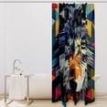 thumbnail image 2 of Wolf Waterproof Printed Shower Curtain with Hooks - Bathroom Decoration, Bathroom Curtains, Bathroom Curtain, 2 of 6