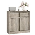 thumbnail image 1 of Yeshouse Aparador de 62", mueble grande para café con 2 puertas y 2 cajones, mueble de almacenamiento moderno con estantes ajustables, estación de café de madera para cocina y comedor, 1 of 6