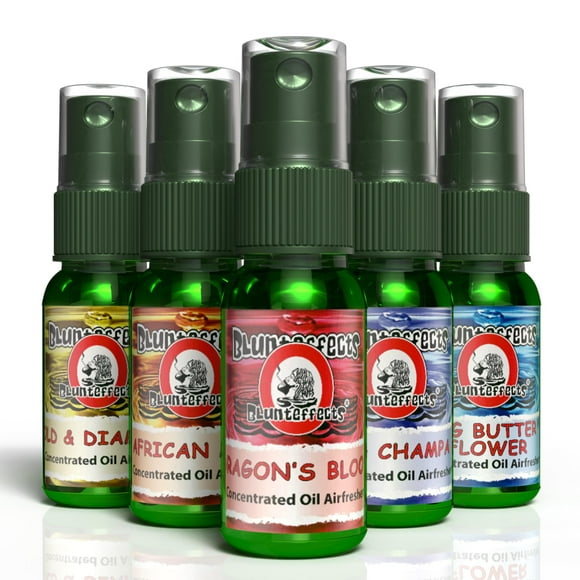 Spray ambientador Blunteffects 100% concentrado para coche y hogar