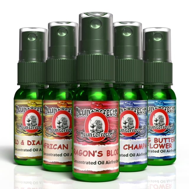 Spray ambientador Blunteffects 100% concentrado para coche y hogar