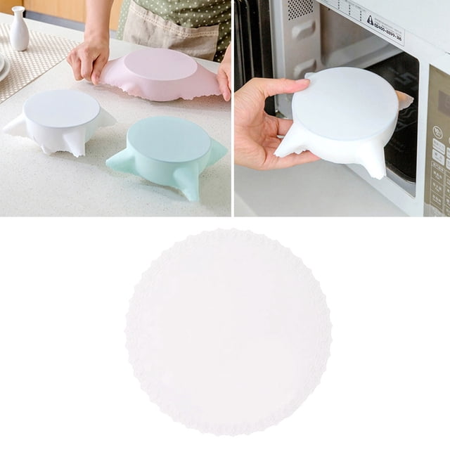 unbranded Silicone Bowl Lids Sellos De Silicona Estirables Para Conservación De En Microondas