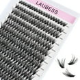 thumbnail image 1 of Extensión de pestañas LAUBESS Cluster Lashes, 240 unidades, 40 D, rizo, 1 of 7