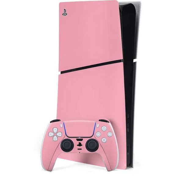 Skinit Light Pink PS5 Slim Digital Edition Bundle Skin