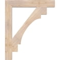 thumbnail image 3 of Ekena Millwork 5 1/2"W x 40"D x 48"H Merced Block Smooth Bracket, Douglas Fir, 3 of 4