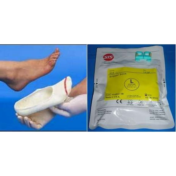 STS Foot Orthotics Casting Impression Slipper Socks Foot Molds 903-L LARGE - ONE PAIR