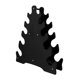 thumbnail image 5 of unbranded Dumbbell Holder Negro Con Único Hoja Para Guardar 5 Pares De, 5 of 8