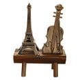 thumbnail image 2 of Mini modelo de madera, adorno artesanal, juguete de madera de estilo Vintage Torre Zulema Artesanía de escritorio en miniatura, 2 of 8