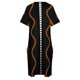 thumbnail image 4 of Vestido de noche de invierno para mujer, diseño de lona de barricada africana, vestido Suelto bolsillo, 4 of 6