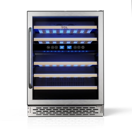 TCL 46 Bottle 24 In. Wine Cooler, TRW46B8AS