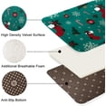 thumbnail image 5 of Bath Mats for Bathroom Green Christmas Socks Washable Cover Floor Rug Carpets Floor Mat Bathroom Decorations 16x24 Inches for Kitchen Bedroom Indoor, 5 of 6