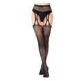 thumbnail image 1 of Wweixi Bas Résille Chaussettes Bas Taille Haute Extensible Cuisse Lingerie Collants Vêtements pour Femmes Mode Collants pour Femmes 1193 Taille Unique, 1 of 3