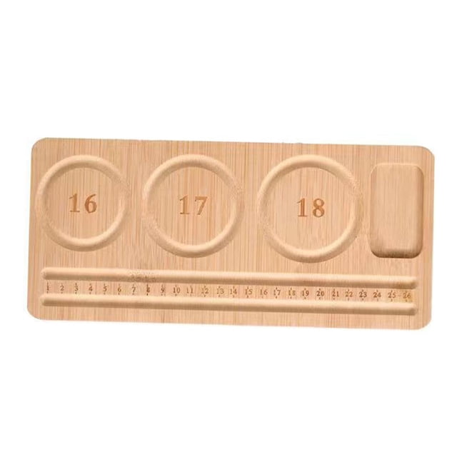 Tablero de madera para abalorios, regalo práctico para el Día de la Madre, para esposas, mujeres y mamás. Manualidades. Tira Larga 285x13cm