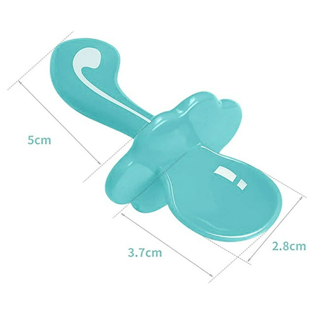 Baby Spoons Forks Set Easy Grip Baby Cutlery Set Baby Self Feeding Training Spoon and Fork