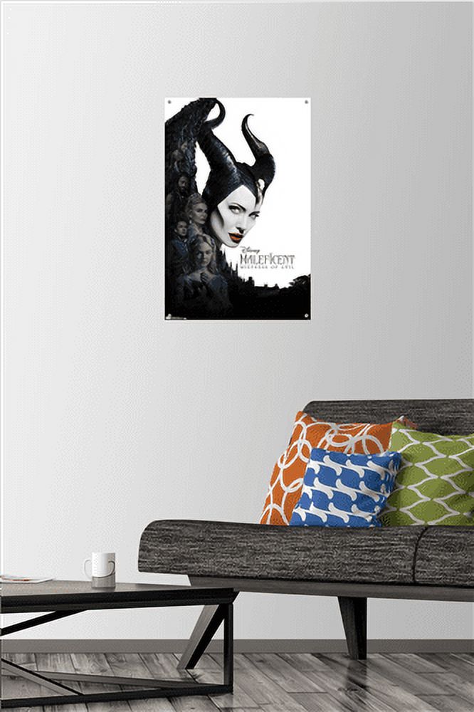 Disney Maleficent 2 - Key Art Wall Poster with Pushpins, 14.725" x 22.375"