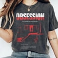 thumbnail image 2 of Obsession 2026 Gothic Horror Graphic Shirt, Frowning Nikki Movie T-Shirt, Vintage Psychological Thriller Tee, Retro Halloween Film Fan Gift, 2 of 6