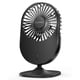 thumbnail image 1 of Ventilador de escritorio Coohea, pequeño y silencioso, recargable por USB, 3 velocidades, negro, 1 of 7