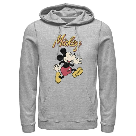Men's Mickey & Friends Retro Running Pull Over Hoodie