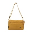 thumbnail image 2 of Bolso bandolera para mujer con múltiples bolsillos, bolso de hombro vaquero moderno para viajes y acampadas. Amarillo, 2 of 9