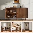 thumbnail image 5 of Sideboard with Rounded Corners, Sideboards and Buffets, Elegant Storage for Dining or Living Spaces, 55.3"W x 15.8"D x 31.7"H, 5 of 7