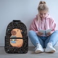thumbnail image 2 of Yuyamidu Capybara School Backpack for Kids 6-8 Math Theme Primary School Backpack Teen School Book Bag for Boys Girls Ages 12-16 Big Capacity Middle School Bookbag, 2 of 7