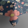 thumbnail image 5 of Pioneer Flower Floral Print Pattern Rectangle Tablecloth 60"x102",Waterproof Polyester Rectangle Table Cloth, Wipeable Spillproof Polyester Tablecloth for Dining, Camping, Indoor and Outdoor, 5 of 6